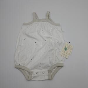 Sapling Twinkle Twinkle Bubble Suit in White Size 6-12 Months